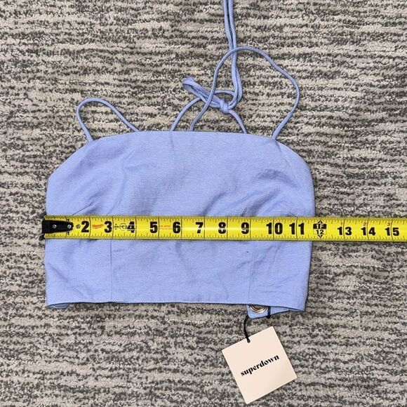 NWT Superdown Milah Wrap Skirt Set in Light Blue | REVOLVE XS - Picture 9 of 12